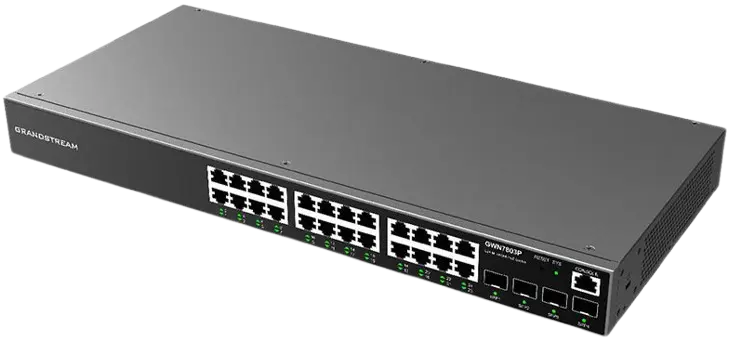 Switch Administrable 24 Ports Gigabit PoE+ Grandstream GWN7803P MAROC.webp