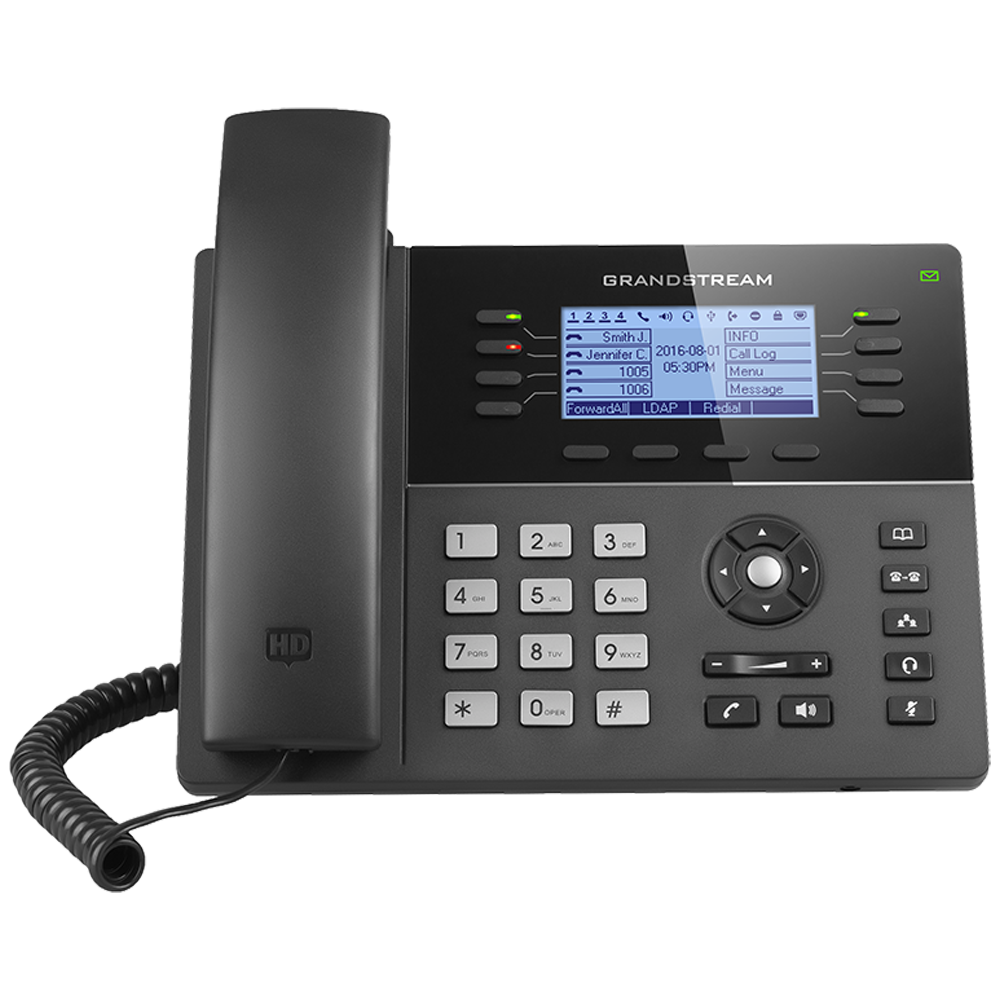 Téléphone IP 4 Comptes SIP (8 Lignes) Grandstream GXP1782