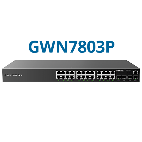 Switch Administrable 24 Ports Gigabit PoE+ Grandstream GWN7803P