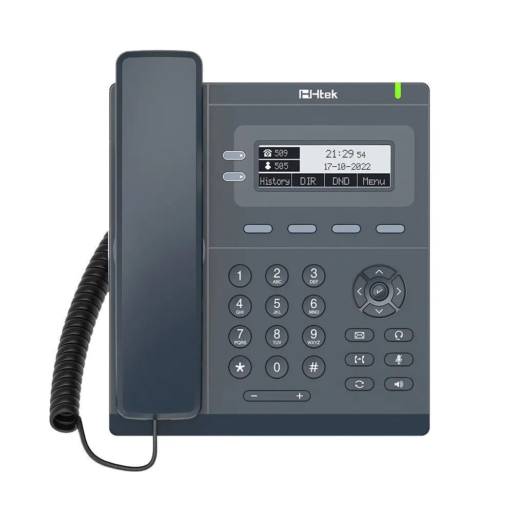 Htek UC902G – Téléphone IP SIP professionnel 2 lignes avec Gigabit et PoE