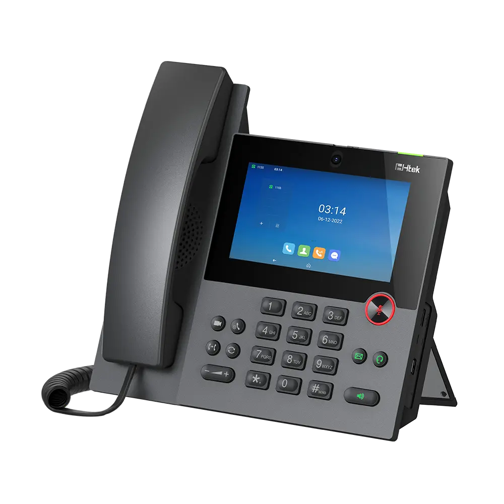 Htek UCV10 téléphone IP vidéo professionnel Android 5 pouces